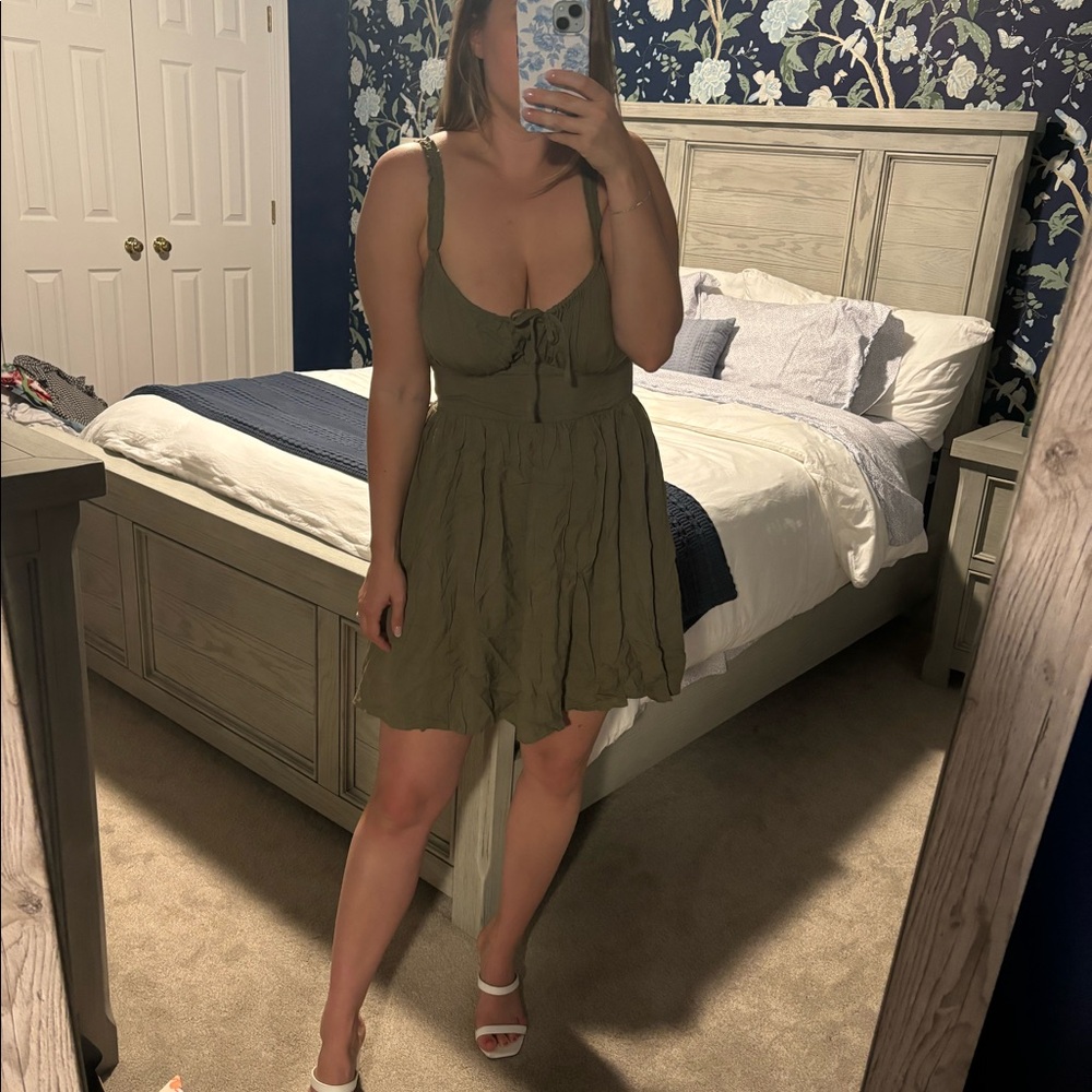 Army Green Dress